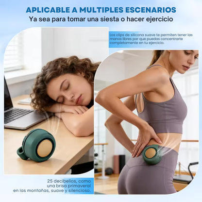 Ventilador Potente, Silencioso y Recargable
