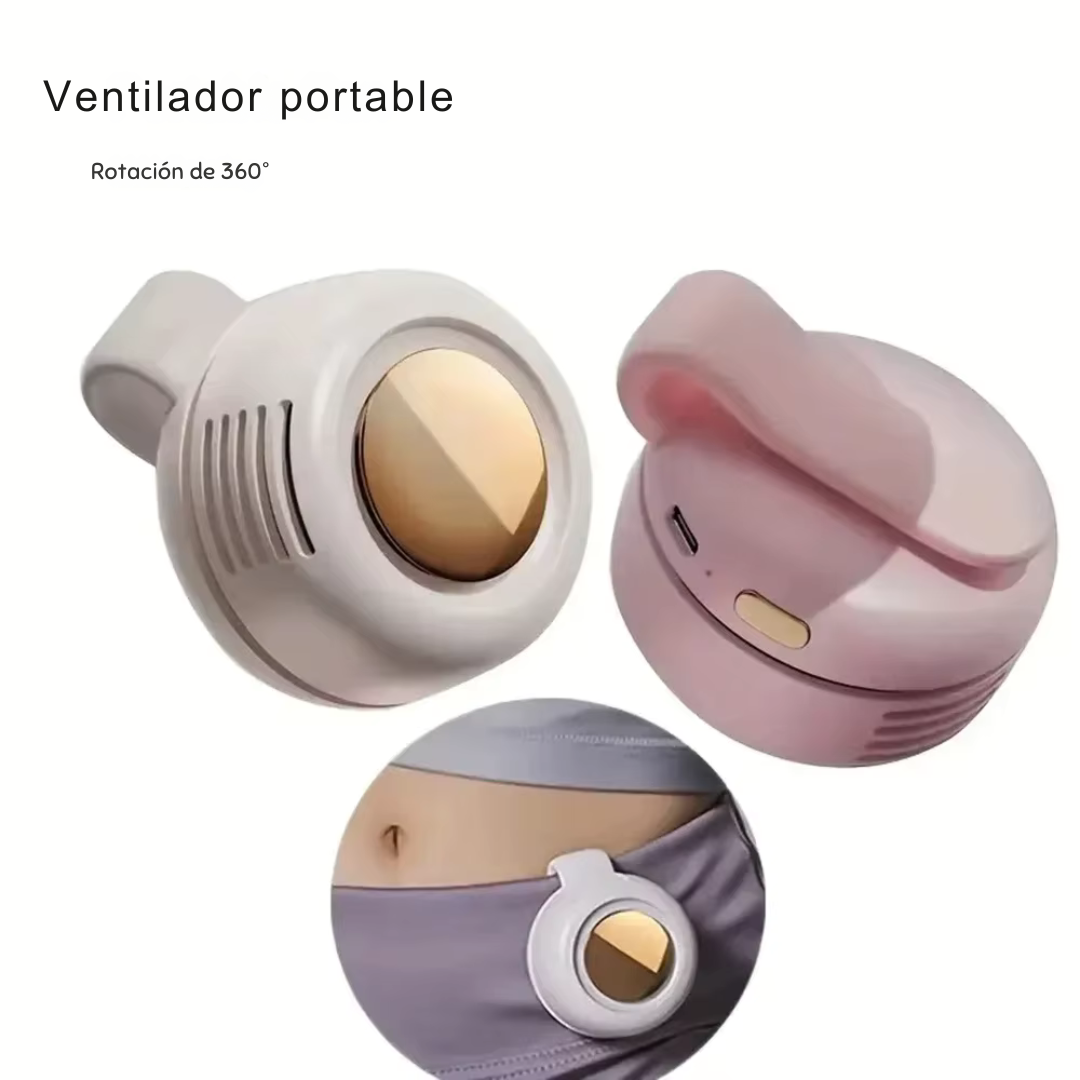 Ventilador Potente, Silencioso y Recargable